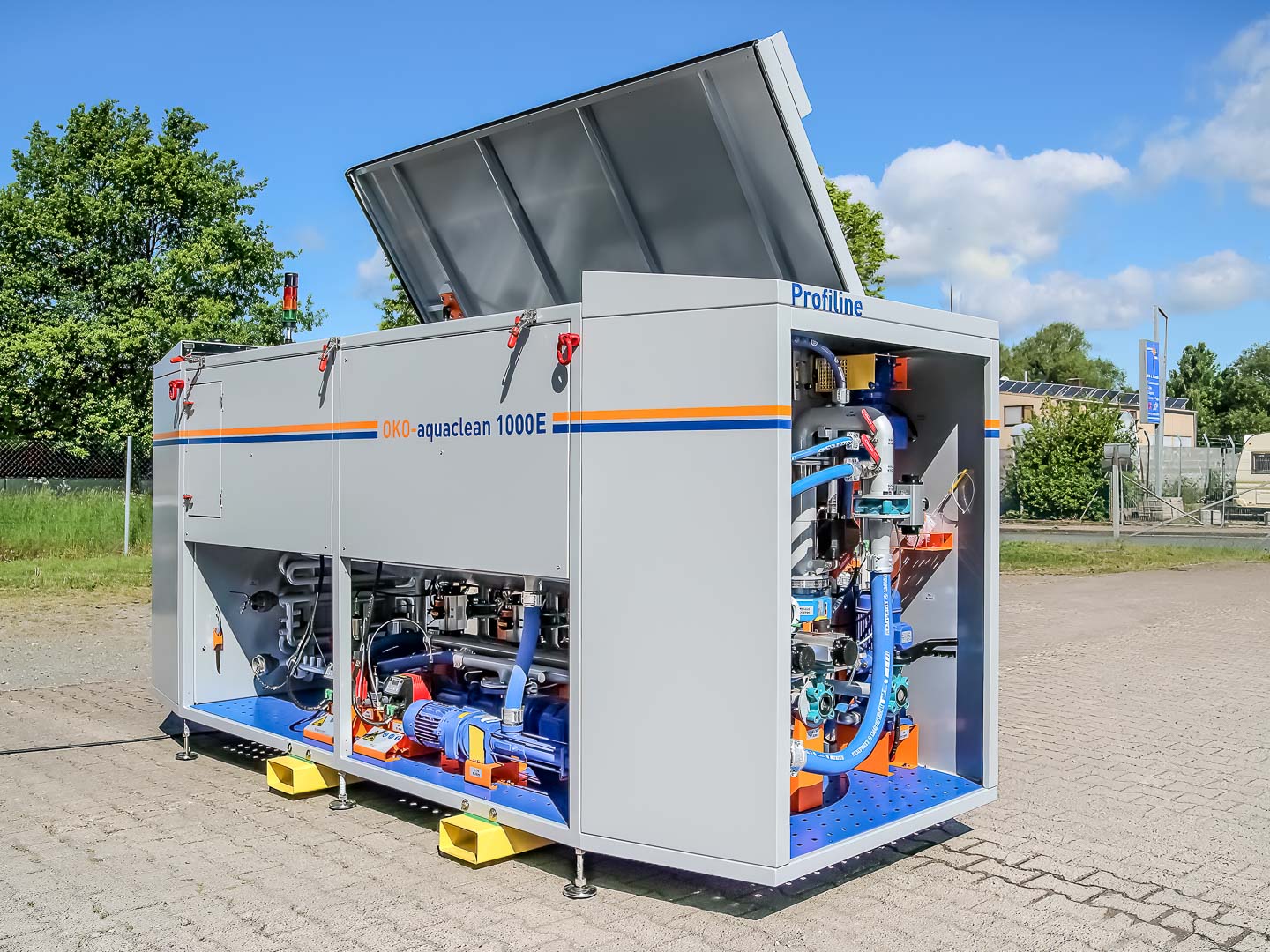 Flotationsanlage für industrielle Abwasserbehandlung OKO-aquaclean Flotationsanlage für industrielle Abwasserbehandlung OKO-aquaclean