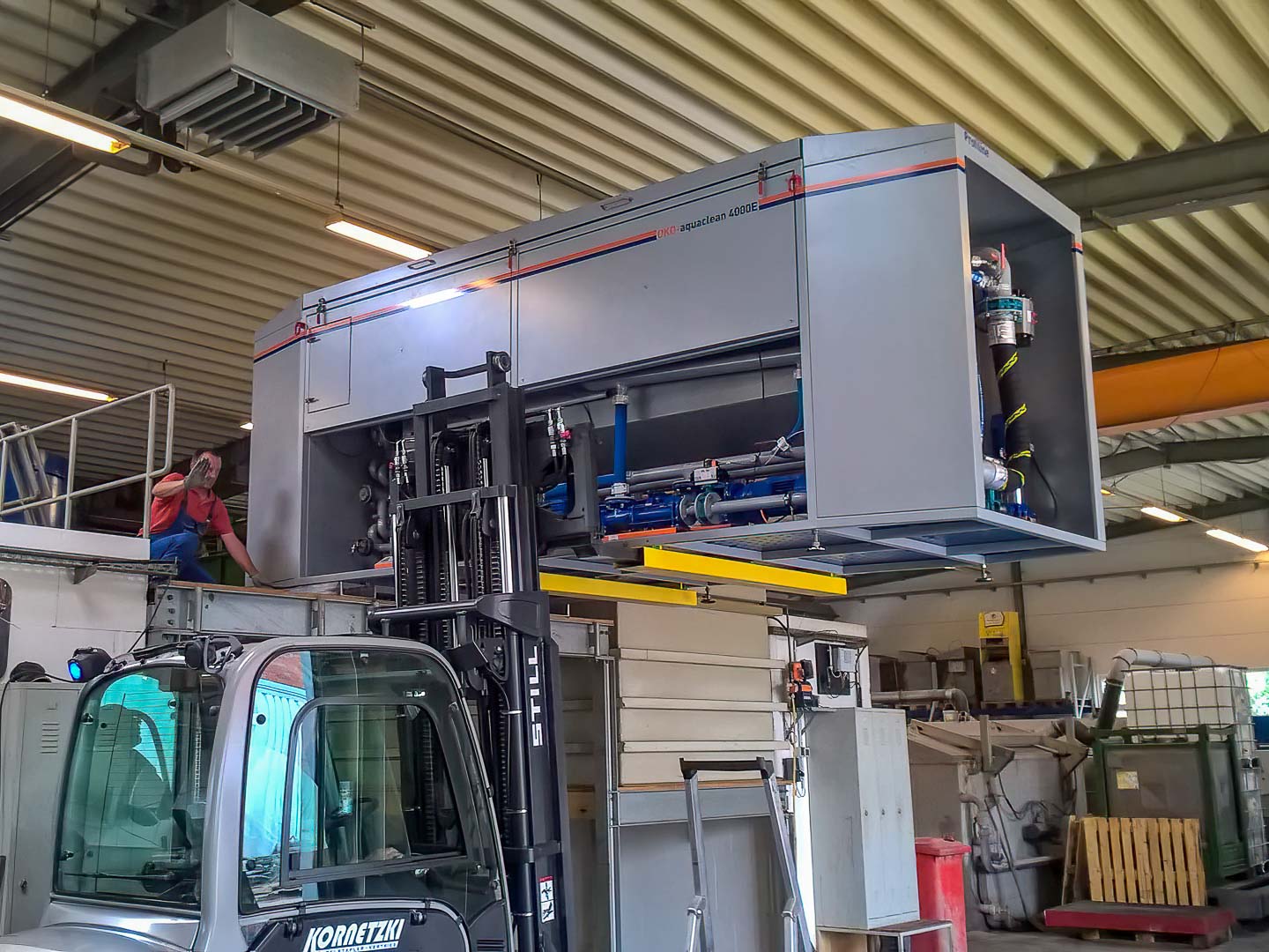Emulsionsspaltanlage Emulsionen spalten Schwermetallentfernung OKO-tech Emulsionsspaltanlage Emulsionen spalten Schwermetallentfernung