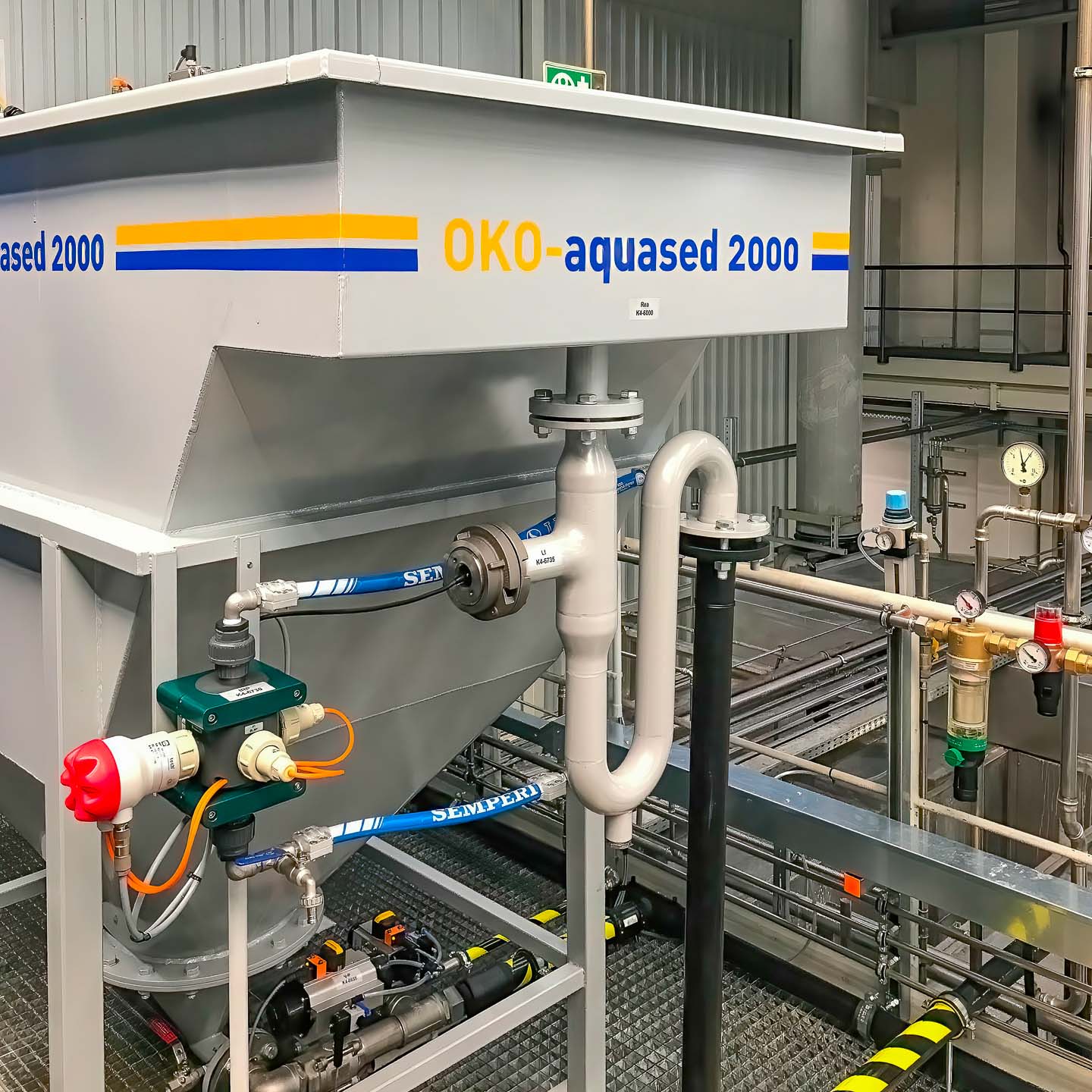 Schrägklärer Abwasser Sedimentation Schlammtrennung OKO-aquased Schrägklärer Abwasser Sedimentation Schlammtrennung OKO-aquased