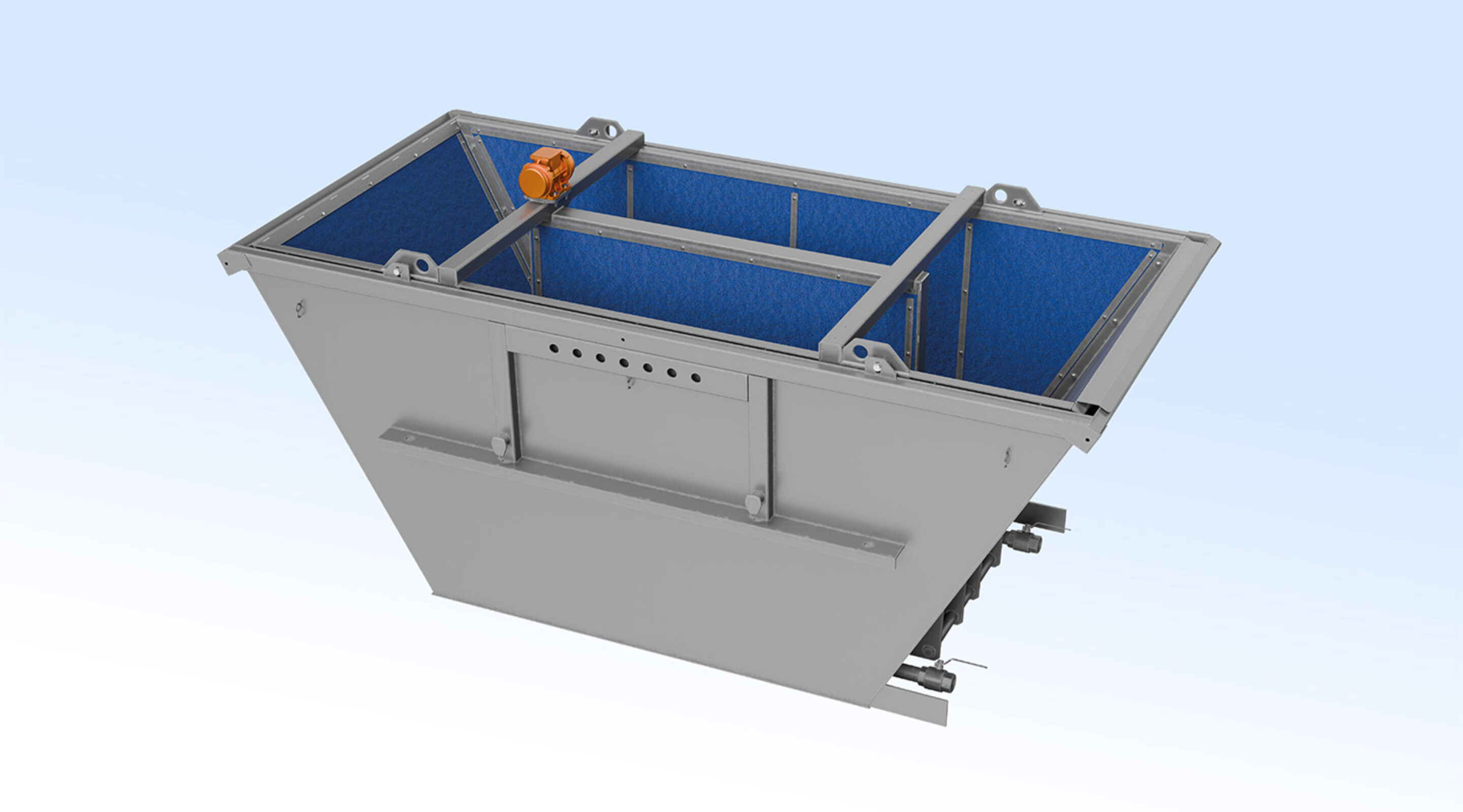Entwässerungscontainer Schlamm Abwasserbehandlung OKO-ewcs 7 Flotationsanlage